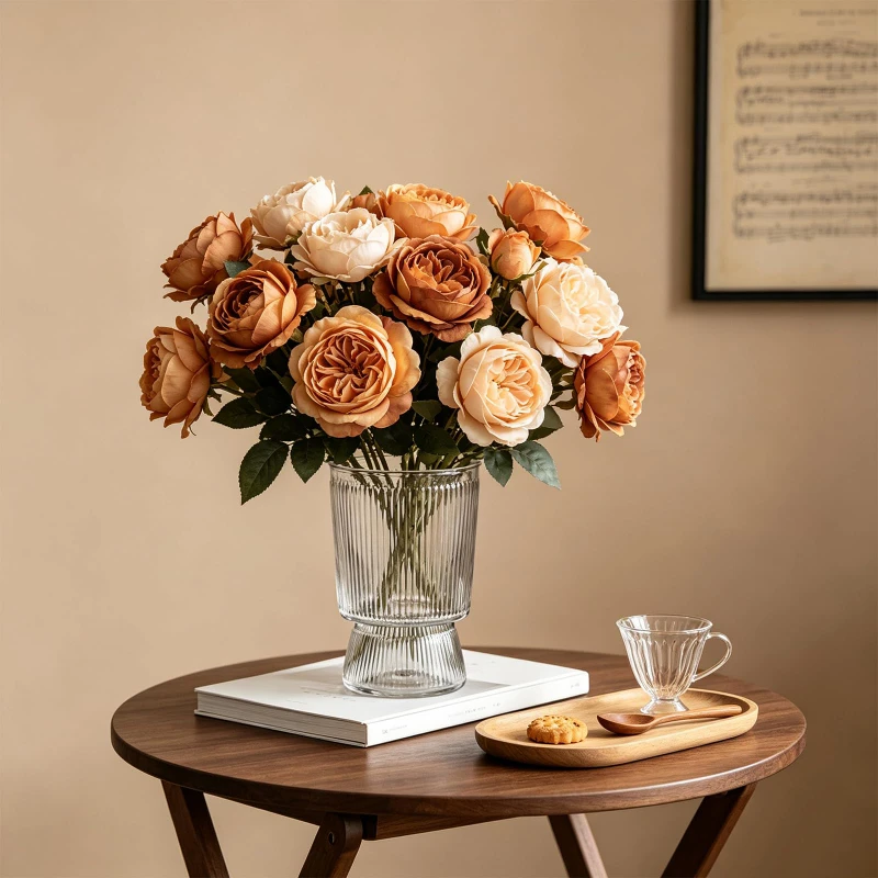 5-20PC Trophy Style Small Vase Transparent Plastic Wedding Floral Decoration Aesthetic Plant Propagation For Living Room Bedroom