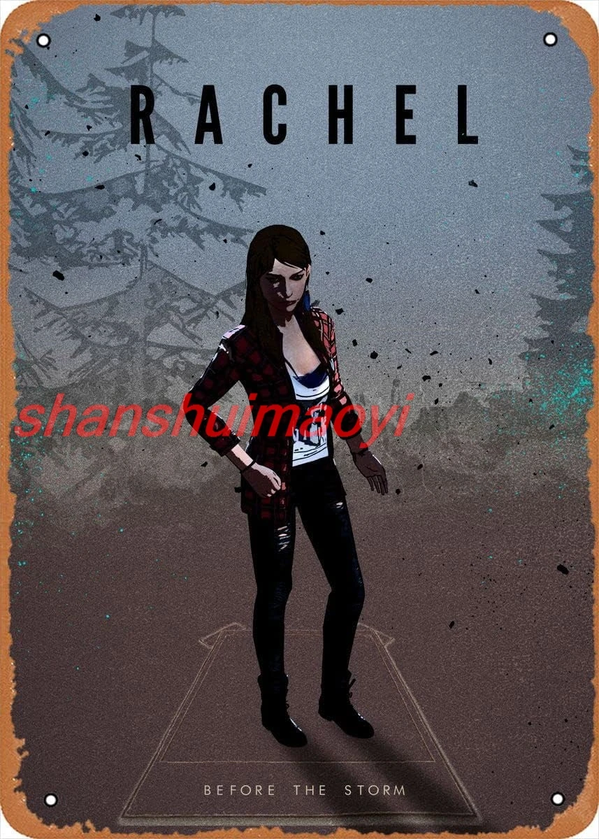 Rachel Life is Strange Legends Of Gaming Game - 8x12 Vintage-Metal sign Poster for Living Room Unique Gift yes