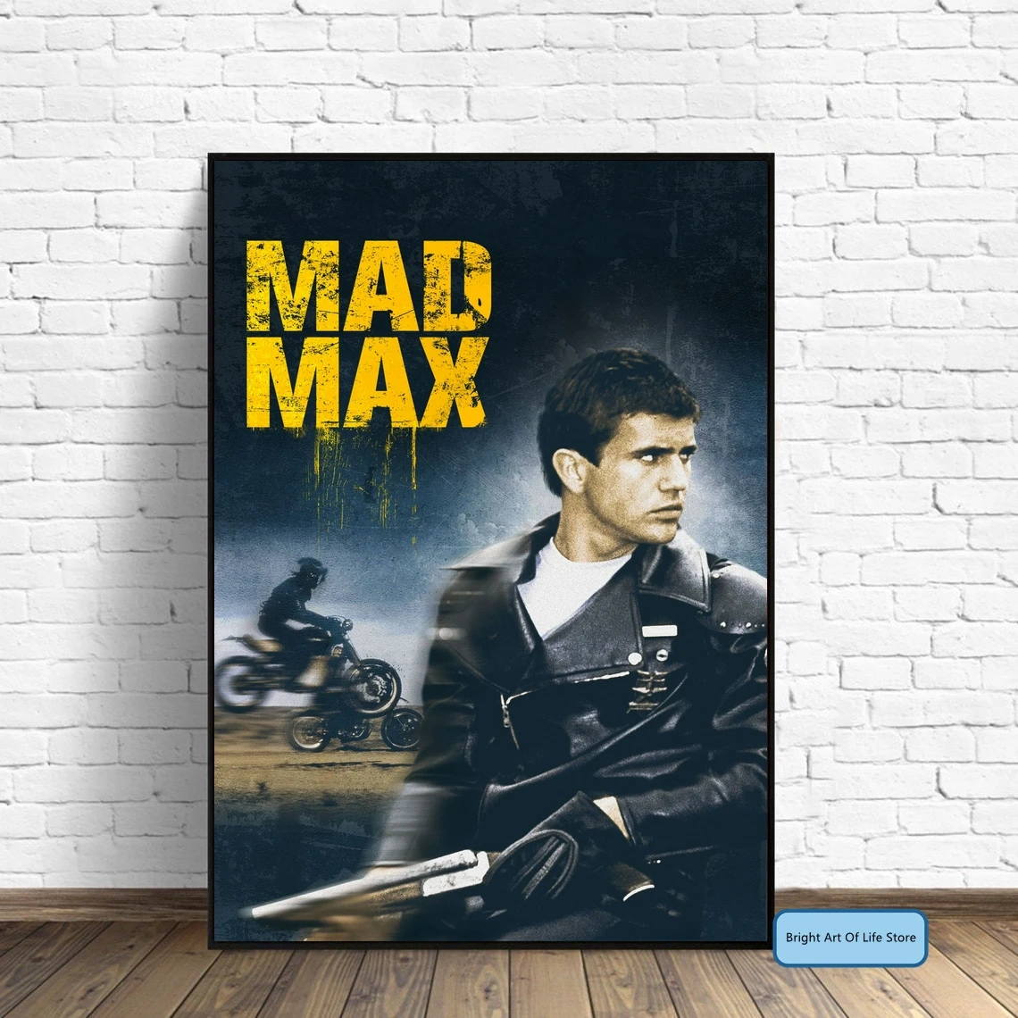 Mad Max Movie Poster Cover Photo Print Canvas Wall Art Home Decor (Unframed)