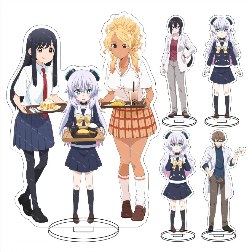 ألما تشان يريد أن يكون عائلة! حامل أكريليك نموذج لوحة الديكور الأصالة مكتب الشكل عرض مروحة هدية مجموعة لطيف #1