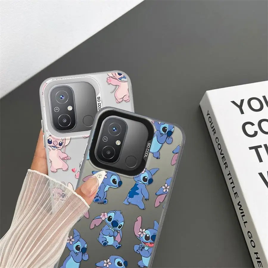 Disney stitch caso de telefone para xiaomi redmi 12 12c 13c 13 a2 + a3 a1 plus a3x poco x3 nfc c50 c51 c61 x3pro capa macia