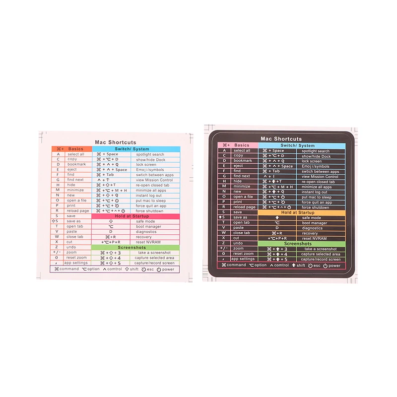2 stücke Windows/Wort Referenz Tastatur Computer Short cut Aufkleber Aufkleber für schnelle Referenz Tastatur Anleitung