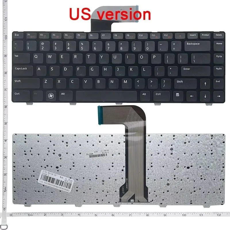 US/TI/RU/UK/SP/FR/AR/BR Keyboard for Dell M4120 N4040 N4050 M4040 M4050 14VR 13Z-N311Z M421R N4110 14R-N4120(3555 3420M)5420