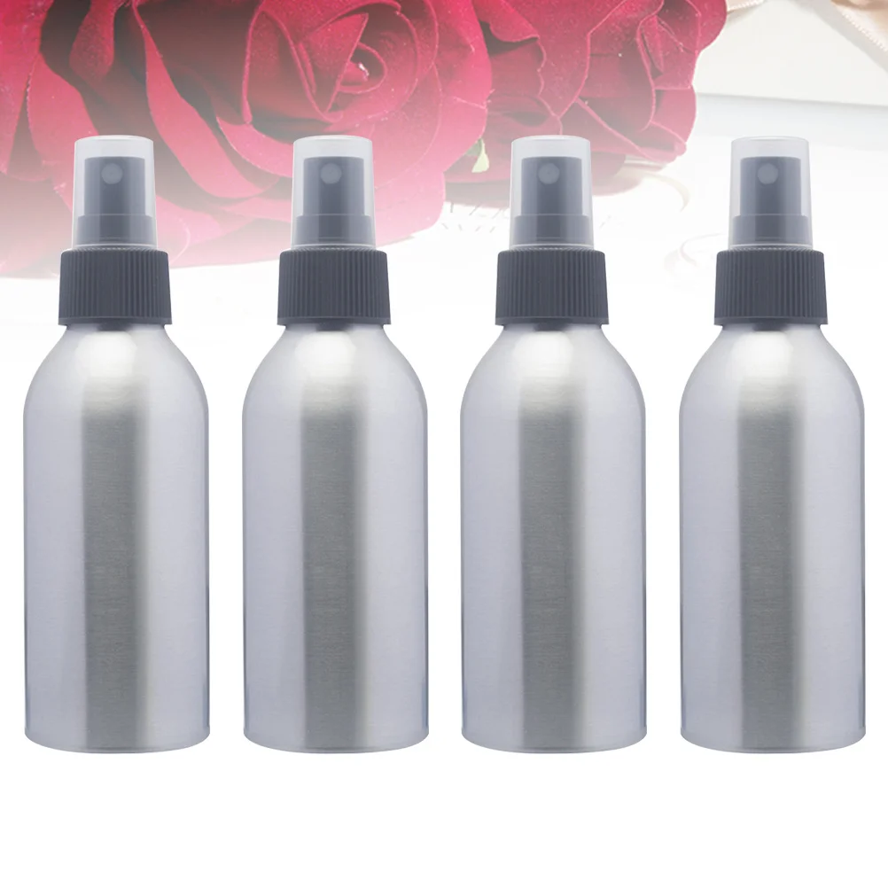 4Pcs 250Ml Aluminum Bottle Spray Multi-Use Refillable Mist Sprayer for Cosmetics Baking Plants Portable Leakproof Design