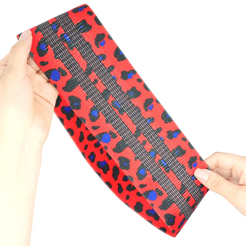 Leopard Print Fitness Resistance Bands Set by COYOCO - Booty Bands for Yoga, Pilates, Home Gym, and Workout Accessories