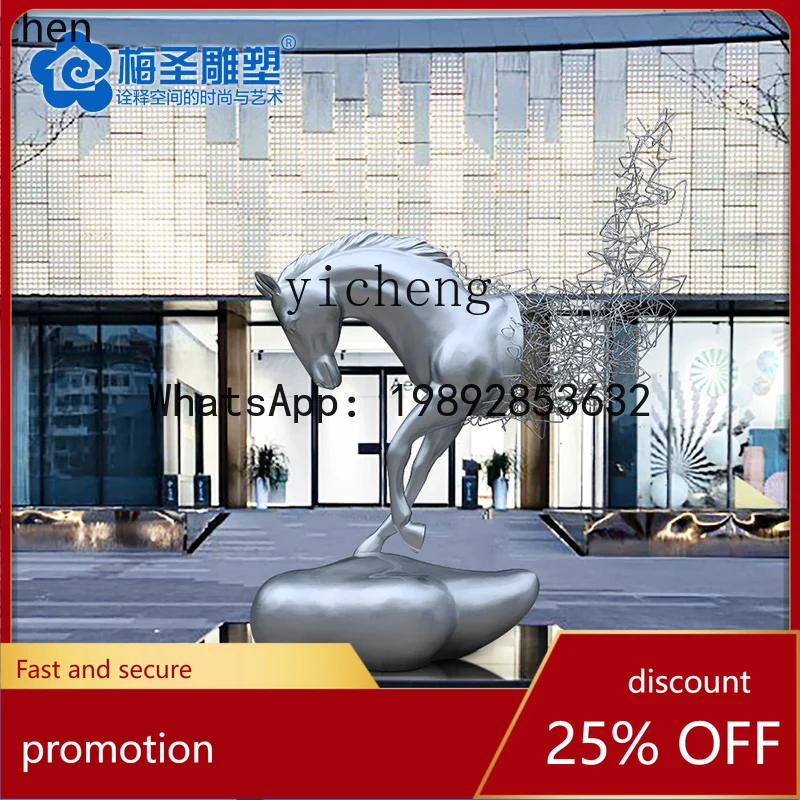 HT hotel villa lobby hall large floor-to-ceiling fiberglass reinforced handicraft  sculpture ornament