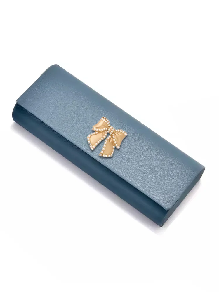 Myopia Student's EyeEyewear Cases - Silver Rose Gold Butterfly Decor