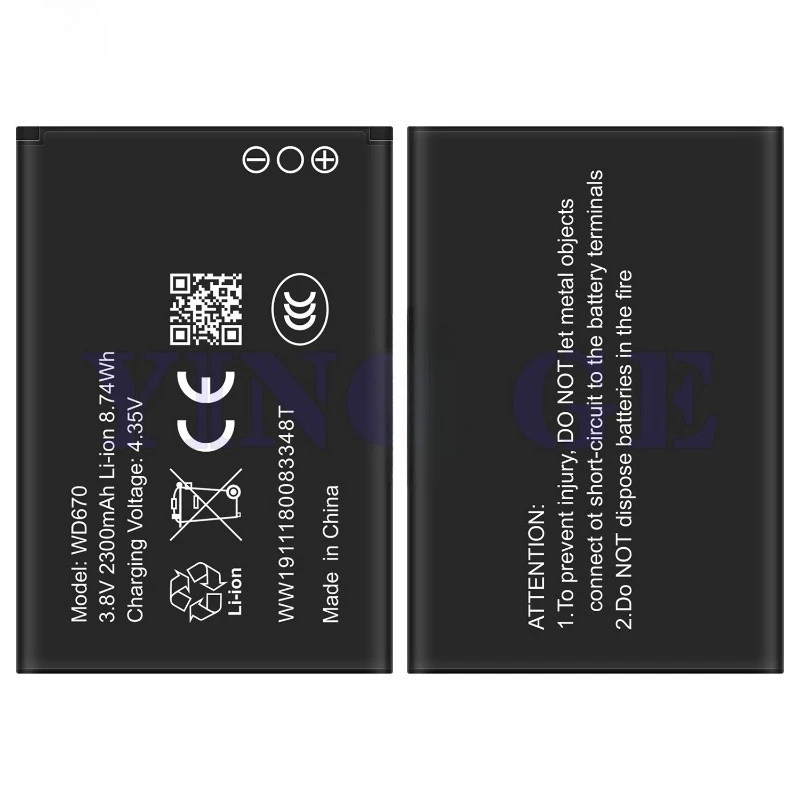 WD670 for ZTE To Replace All Series of Durable Large-capacity  Phone Batteries High Quality Replacement Bateria Grade A Cell