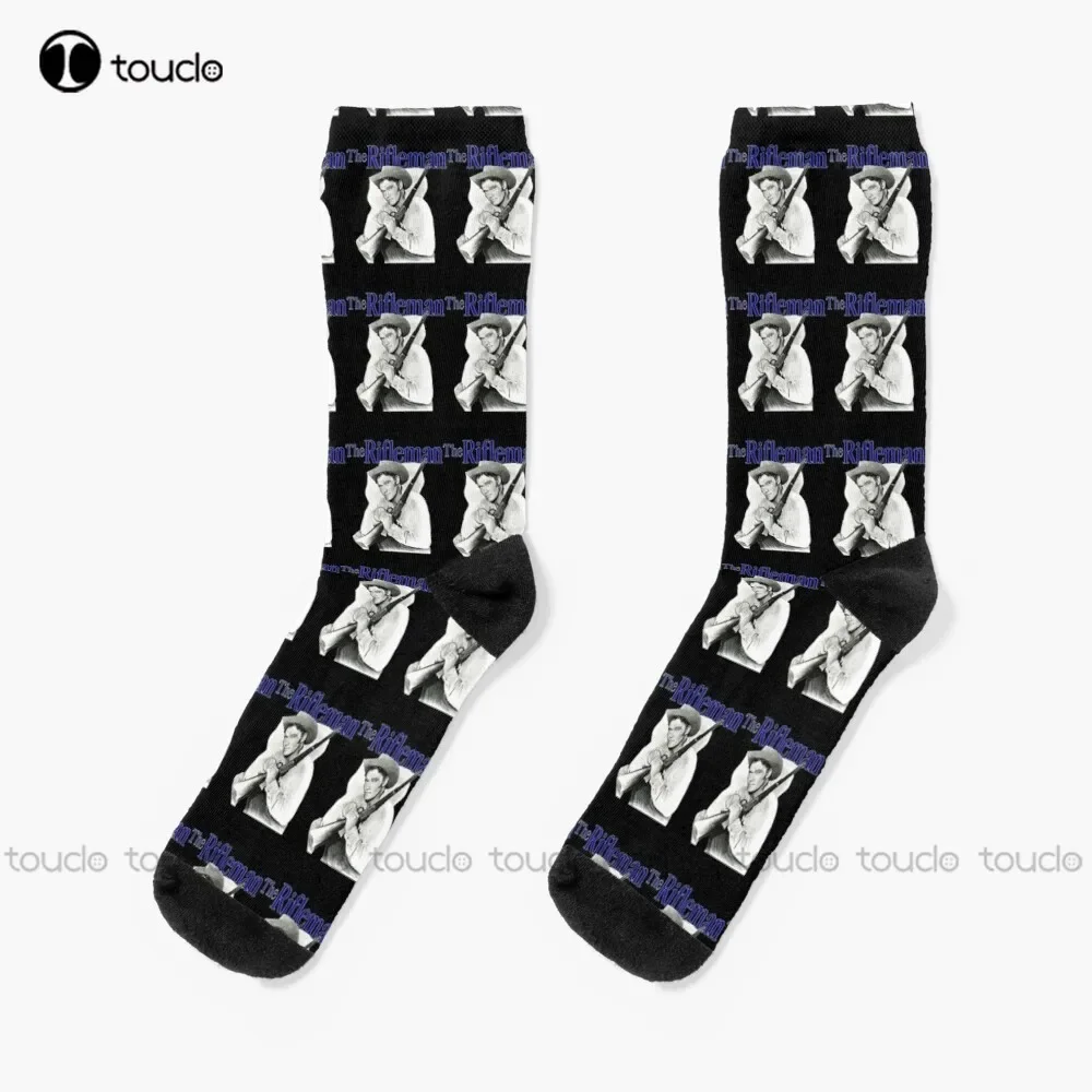 

The Rifleman Gift Halloween Day, Thanksgiving, Christmas Day Socks Halloween Purple Socks Christmas New Year Gift Unisex Adult