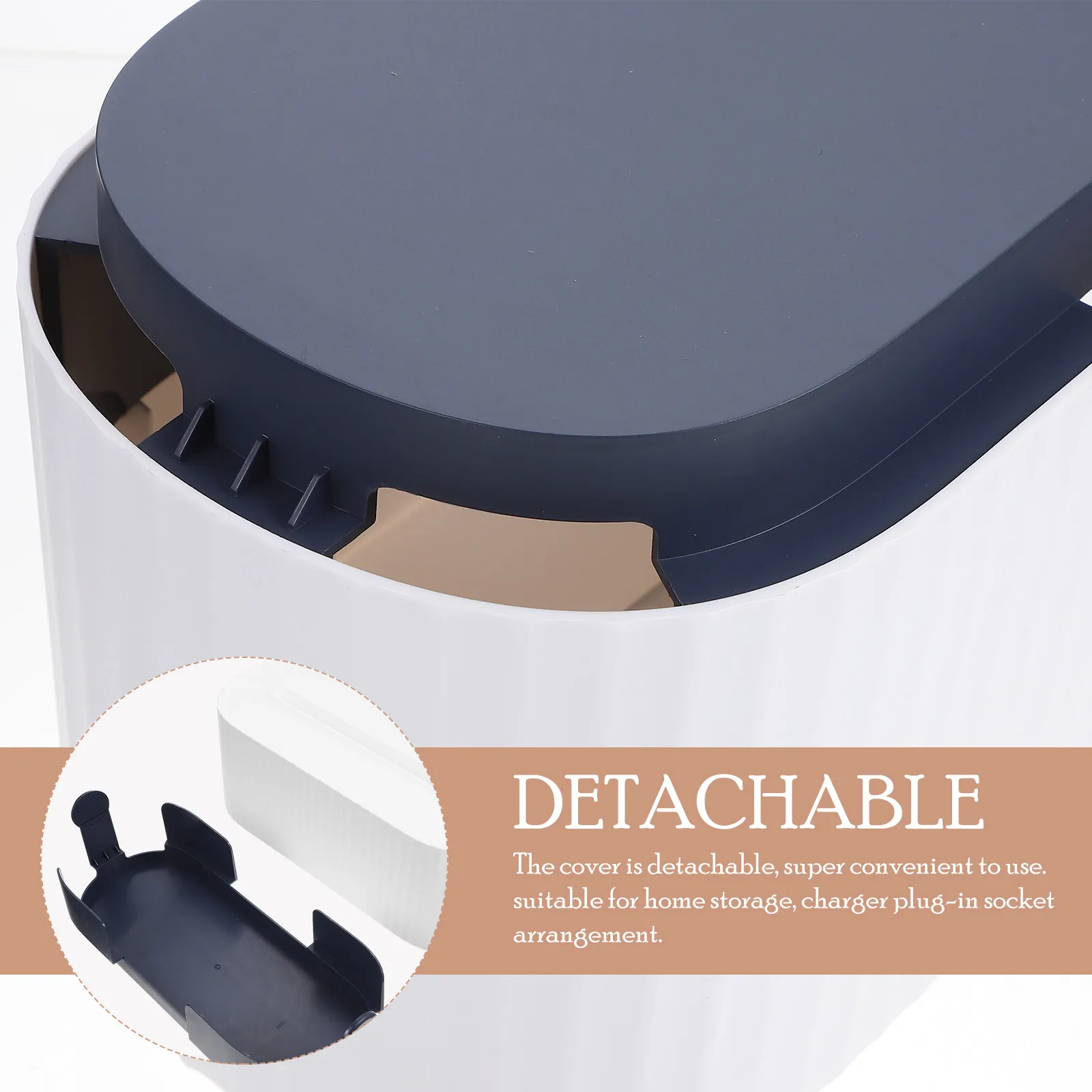 Organizer Box Multi-Functional Household Socket Storage Case Cord Management Table Power Cable Holder Charging
