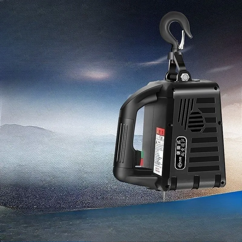 

220V electric hoist hoist remote control portable traction hoist small hanging household lifting air conditioner crane