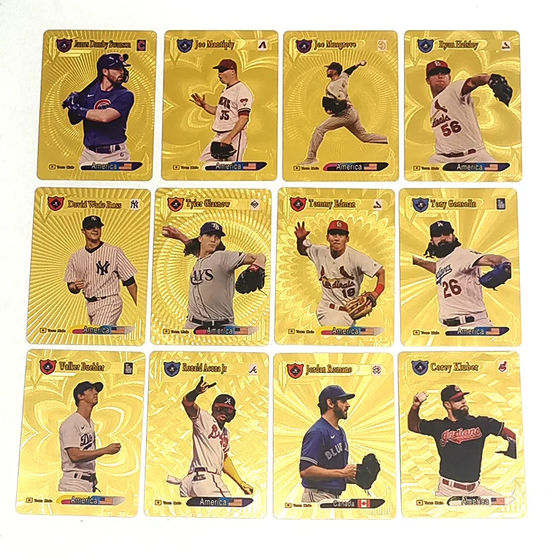 2024 Baseball Star Card Box Soccer Star Collection Baseball Limited Fan Cards Kids Gift Drop Shipping Wholesale  English Trading