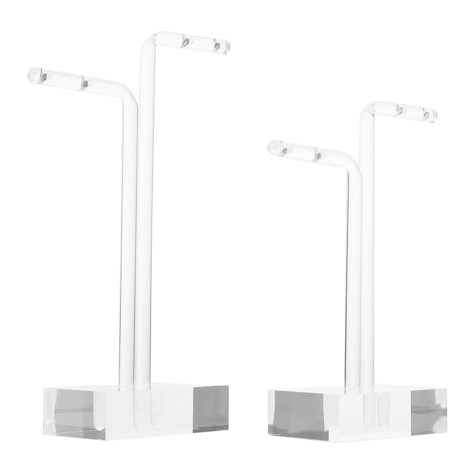 2Pcs Compact Earring Display Stand Stable Flat Base Ear Jewelry Holder for Jewelry Photography Organizing Desk Retail Display