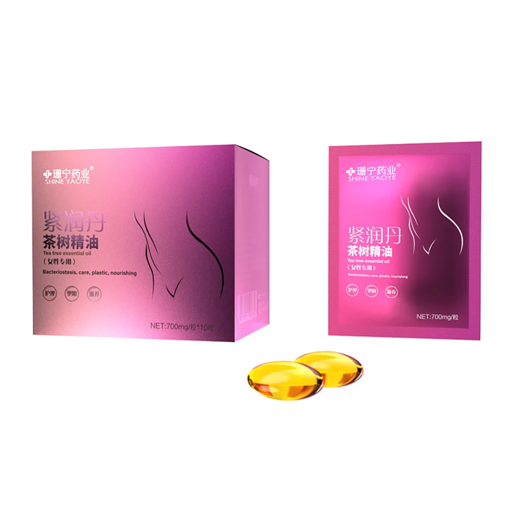 Women Personal Wellness Capsules Tea Tree Oil Formula Daily Care Supplement Convenient Design Portable Easy Use Health Support