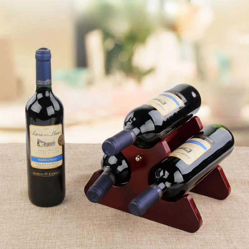 Multi Layer Wooden Wine Rack, Wine Rack, Storage Rack, Bar Storage Tool, Bar Wine Bottle Display Rack (excluding Wine)