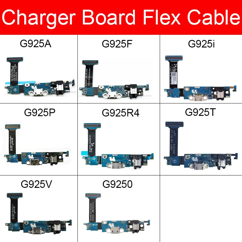 USB Charger Port Board For Samsung Galaxy S6 Edge G925A G925F G925i G925P G925R4 G925S G925T G925V G9250 USB Charging Dock Board