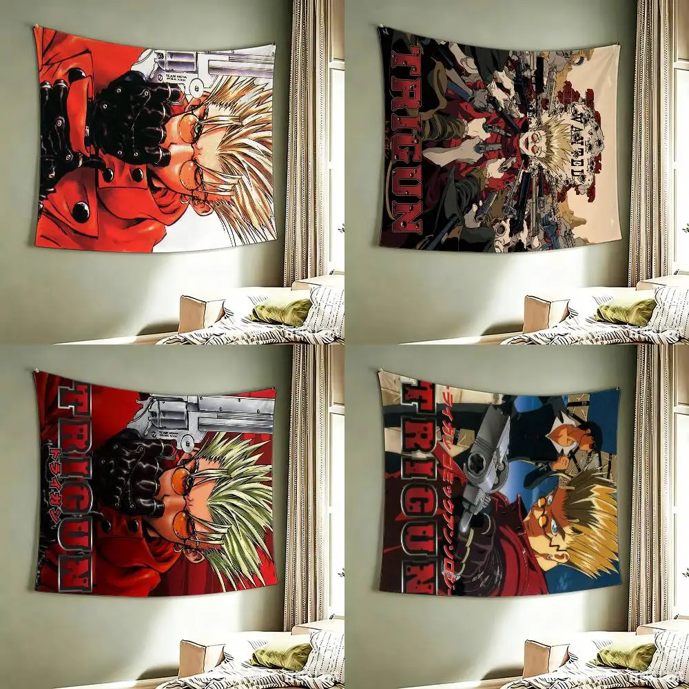 Manga Trigun   flag Best Price Decoration Outdoor Picnic Party Art Hanging