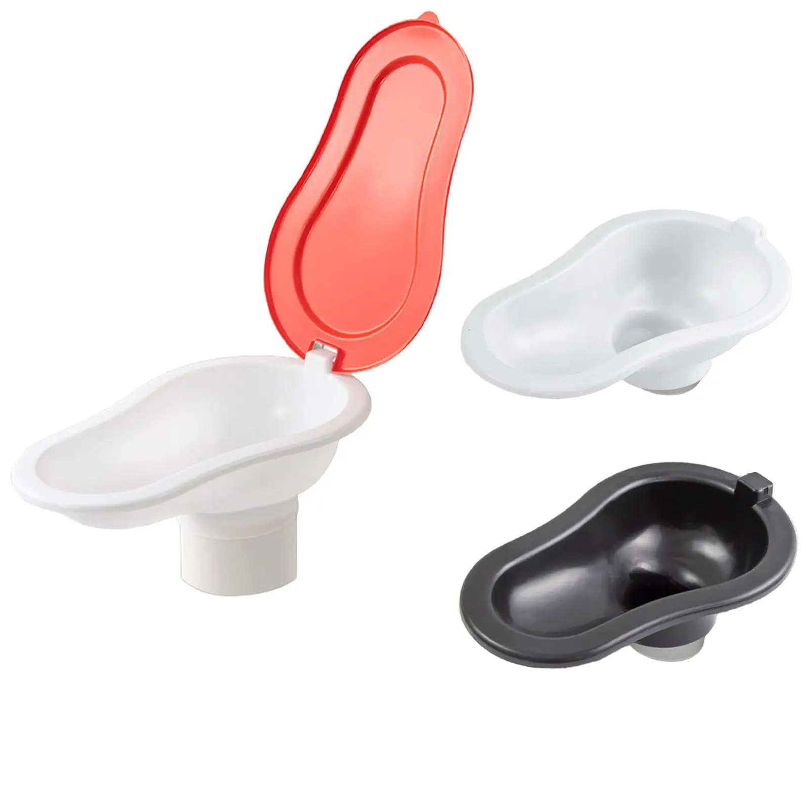Portable Construction Site Toilet Emergency Toilet Sturdy 15.7x9.4x6.3inch for Camping Traveling for 80-110mm PVC Pipe