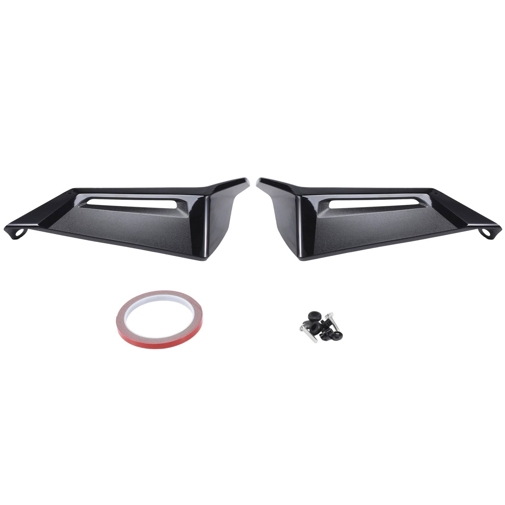 Motorcycle Side Windscreen Windshield Air Deflector Kit for Forza750 Forza 750 2021 2022(Black)