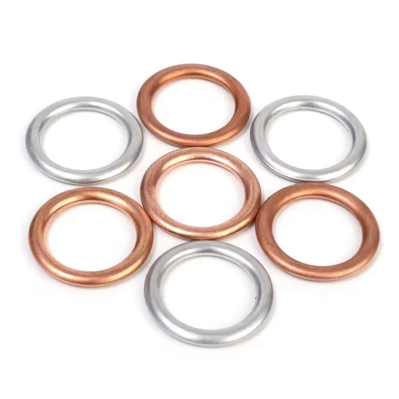 N0138157 النفط قابس التصريف طوقا النحاس سحق غسالات M14 لأودي A3 A4 A6 C6 C7 Q5 Q3 Q7 TT VW باسات B5 B6 جولف جيتا تيجوان