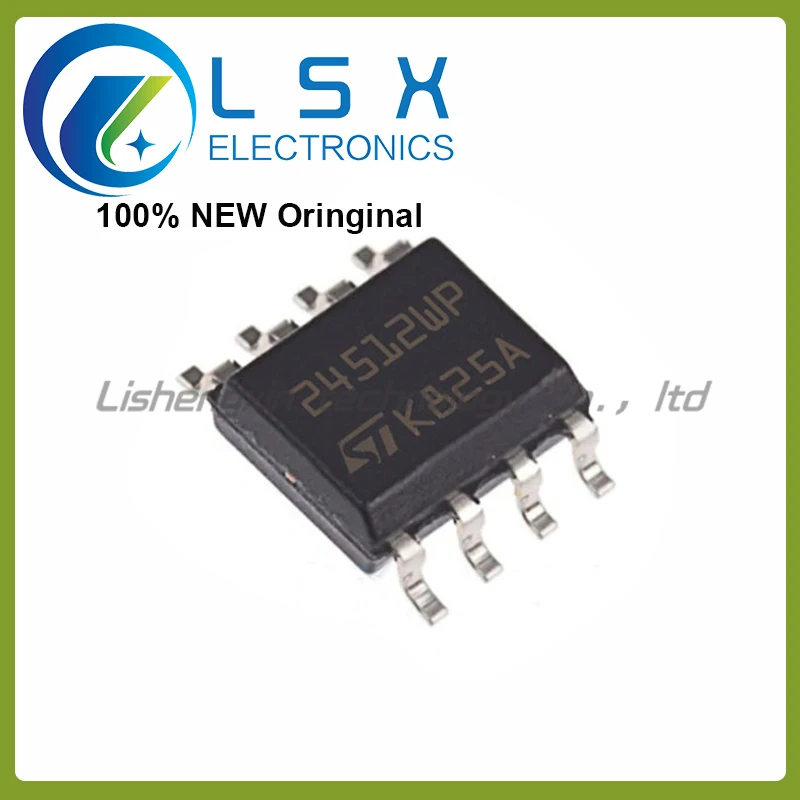 10 adet M24512-WMN6P M24512-WMN6TP 24512WP SOP8 Yeni ve Orijinal