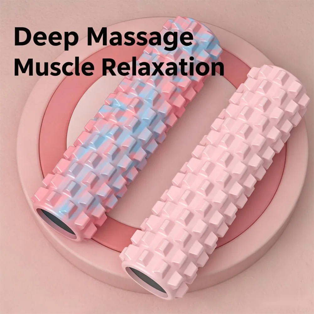 Langya Foam Roller Massage Muscle Relaxation Roller Fitness Yoga Column Fascia Roller Leg Stick Langya Stick Leg Beauty Tool
