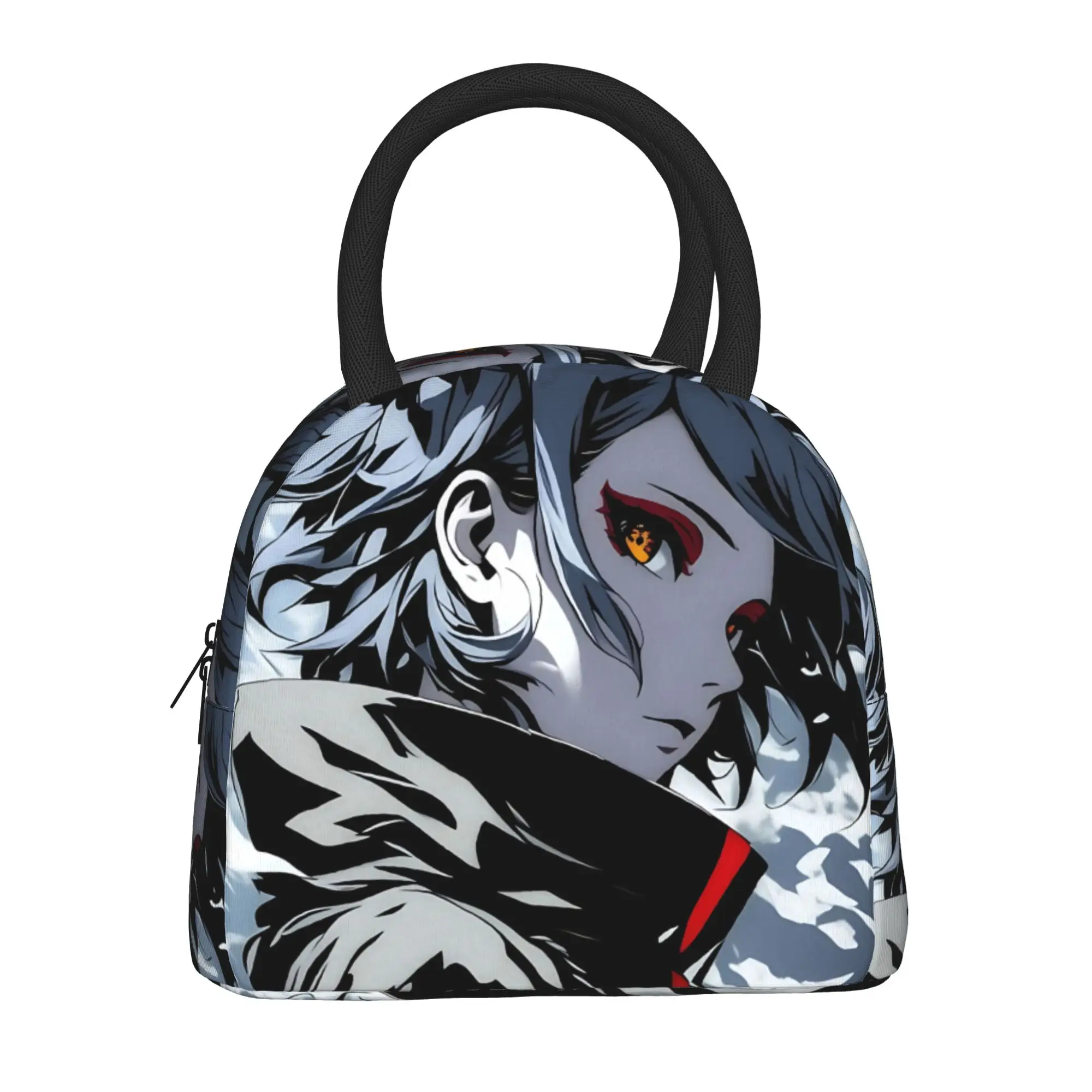 Naruto Anime Theme Handbag Insulated Lunch Bag Meal Pack Rice Bag  bolsa Student Bento Lunch Handbag