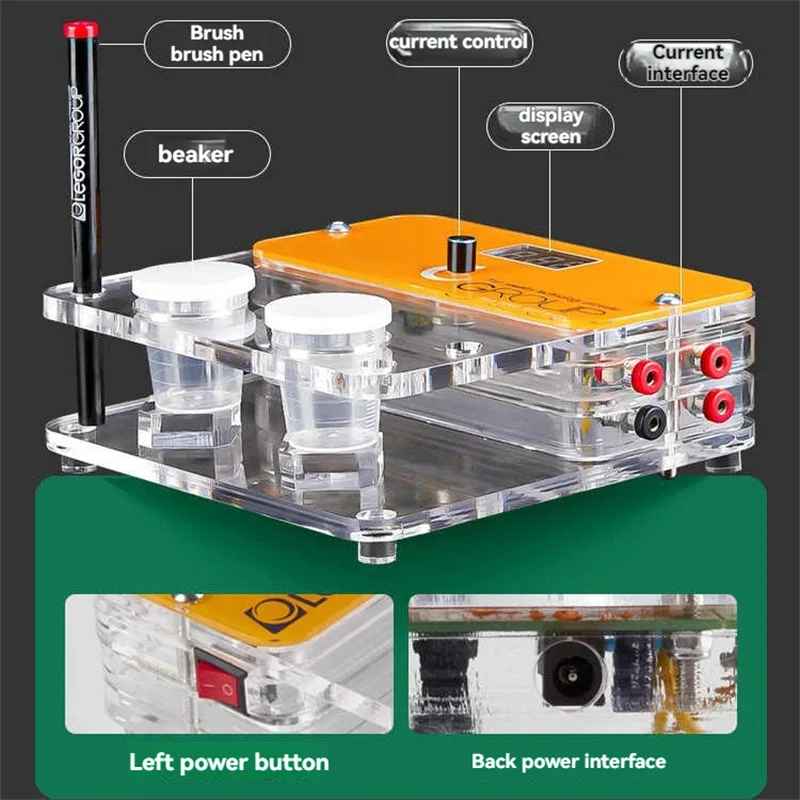 Pen Electroplating Machine 220v Galvanized Gold Plating Kit Jewelry Processing Tools Gold Silver Copper Plate Equipment