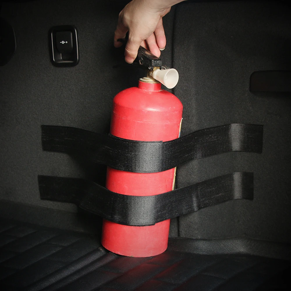 4 Pcs/set Car fire extinguisher strap for Mercedes Benz A180 A200 A260 W203 W210 W211 AMG W204 C E S CLS CLK CLA SLK Classe