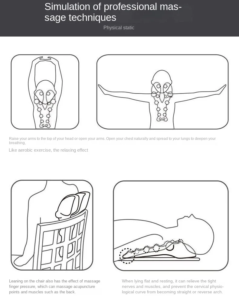 Spinal pillow, cervical spine soother, lumbar spine corrector, cushion