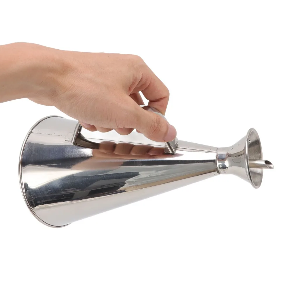 Premium 304 Stainless Steel Oil Dispenser Bottle 250ml/500ml/750ml/1000ml Oil Storage Container Vinegar Cruet Pourer Home Use