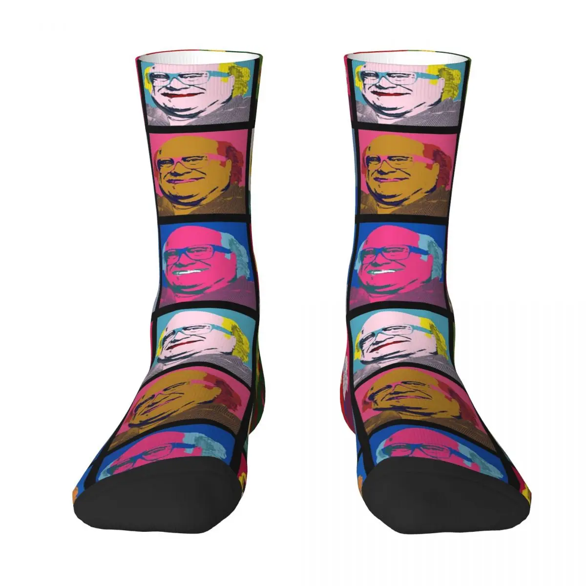 

Danny DeVito Pop Art Socks Harajuku High Quality Stockings All Season Long Socks Accessories for Man's Woman's Birthday Present