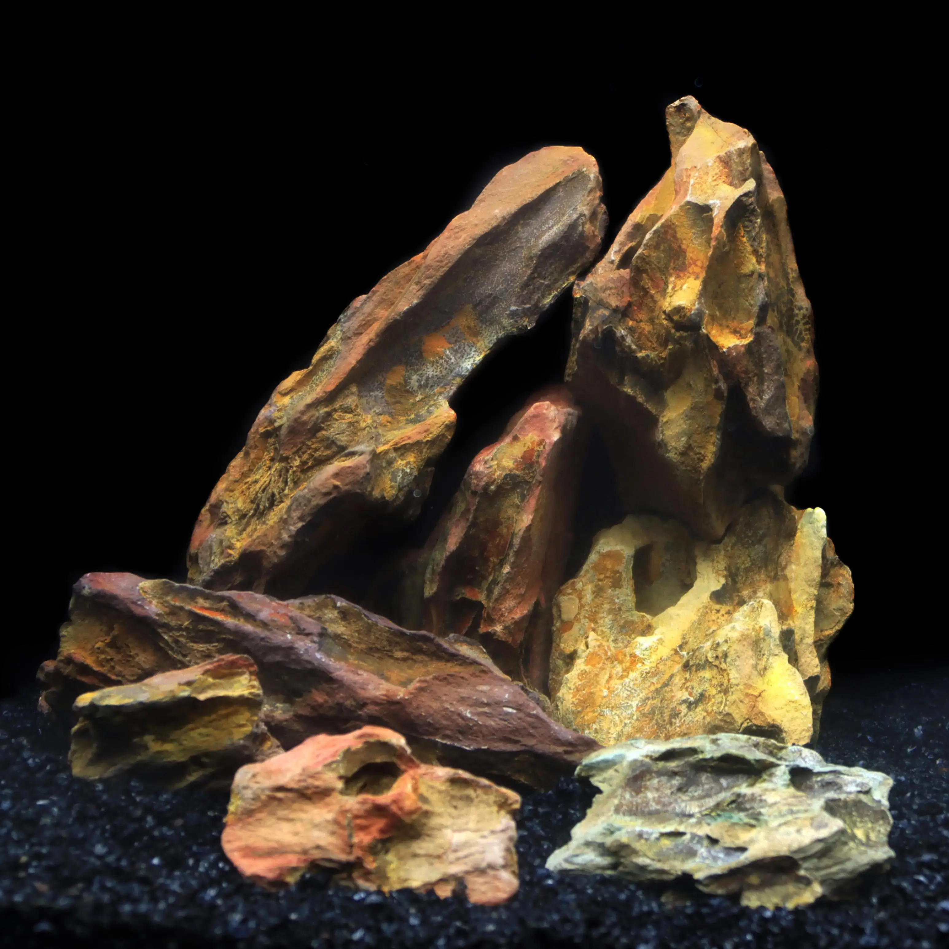 Piedra de hueso de dragón Natural de 1lb/500g, piedra decorativa de paisaje de acuario, piedra Irregular Natural, piedra porosa, relleno de pecera
