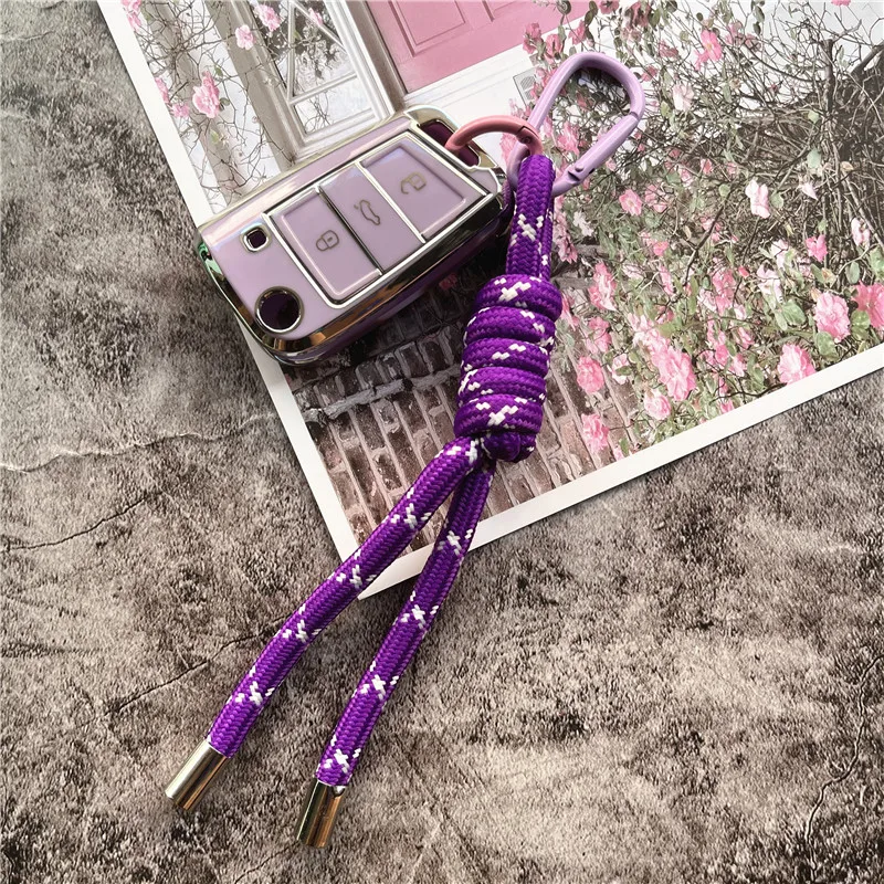 Lanyard Strap for Phone Accessories Colorful Rope Hang Mobile Cellphone Strap Anti-lost Key Lanyard Cellular Pendant Keychain