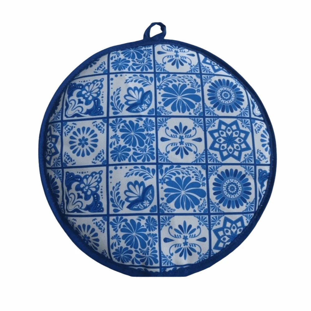 Heat Insulation Tortilla Warmer Pouch Round Shape Reusable Tortilla Keeper Heat Resistant Food Grade Insulated Bag Outdoor