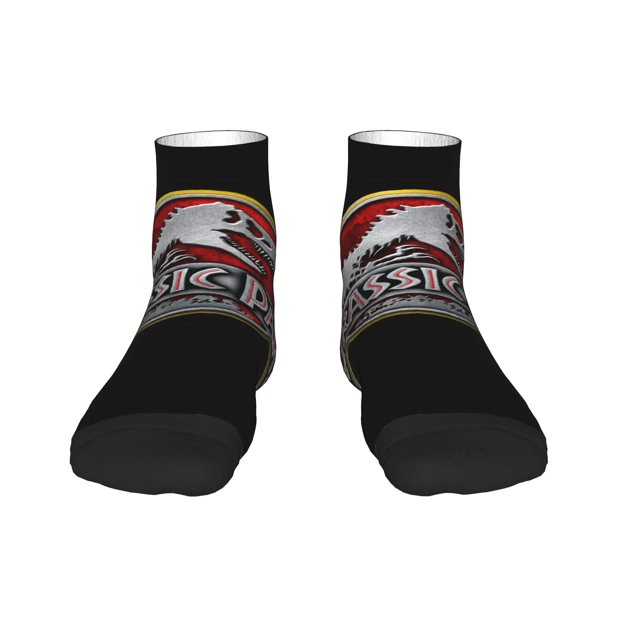 

Носки с динозавром и парком Юрского периода, впитывающие пот чулки в стиле Харадзюку, всесезонные носки, аксессуары для мужчин и женщин, рождественские подарки