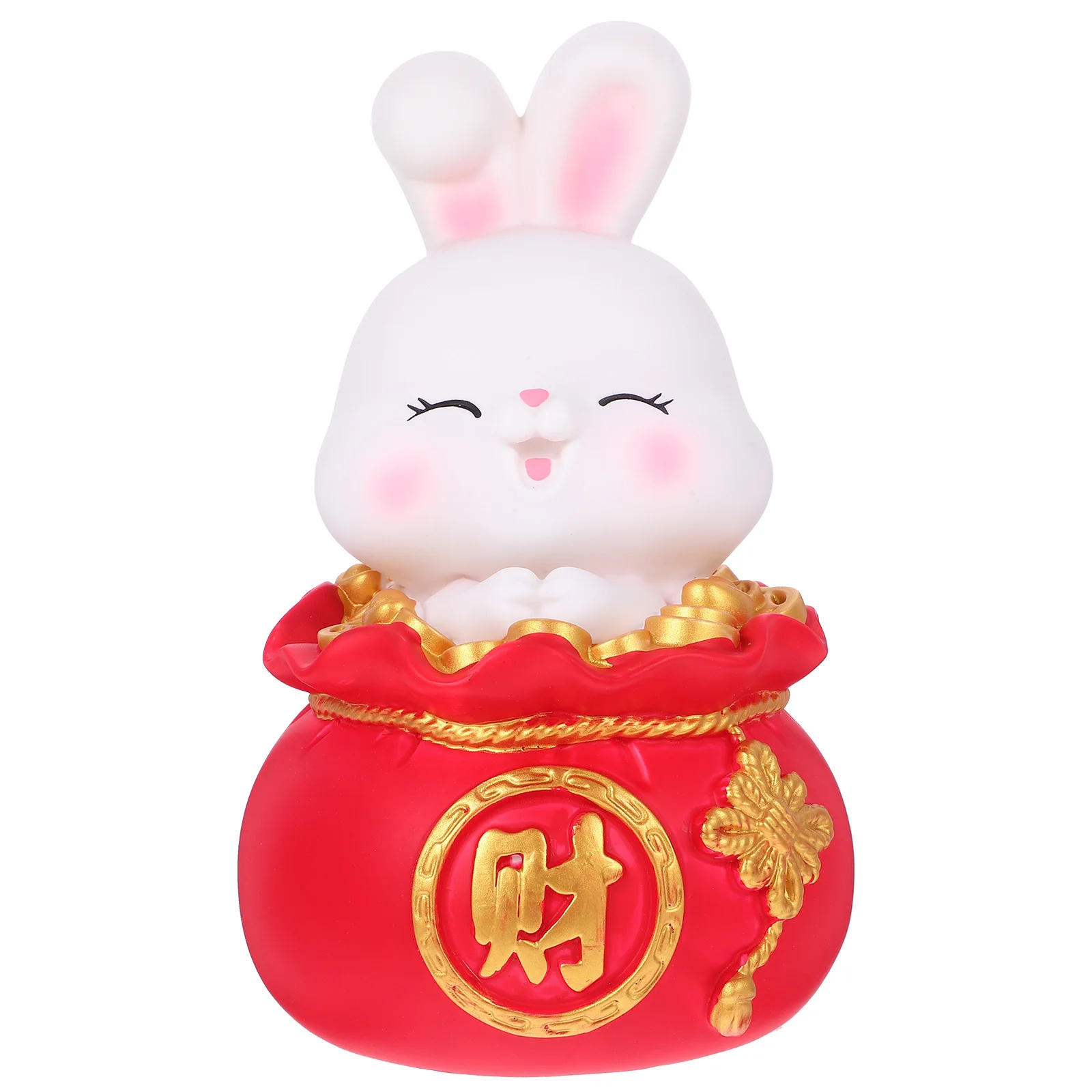 

Creative Bunny Piggy Bank Reusable Coin Container Unbreakable Money Saving Jar Kids Desktop Decoration Room Organizer