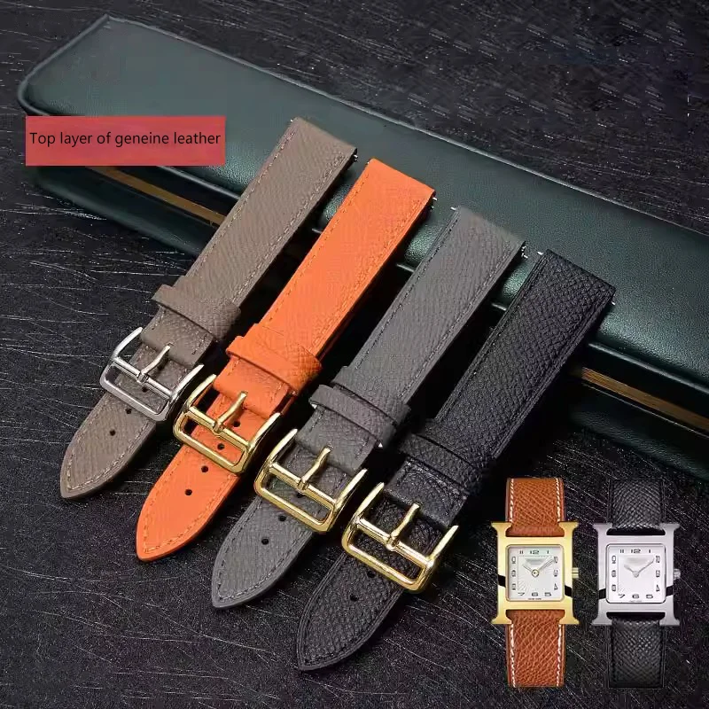 First layer of cowhide Genuine leather watch strap Quick release universal watch band for Omega Casio Longines IWC Hermes belt