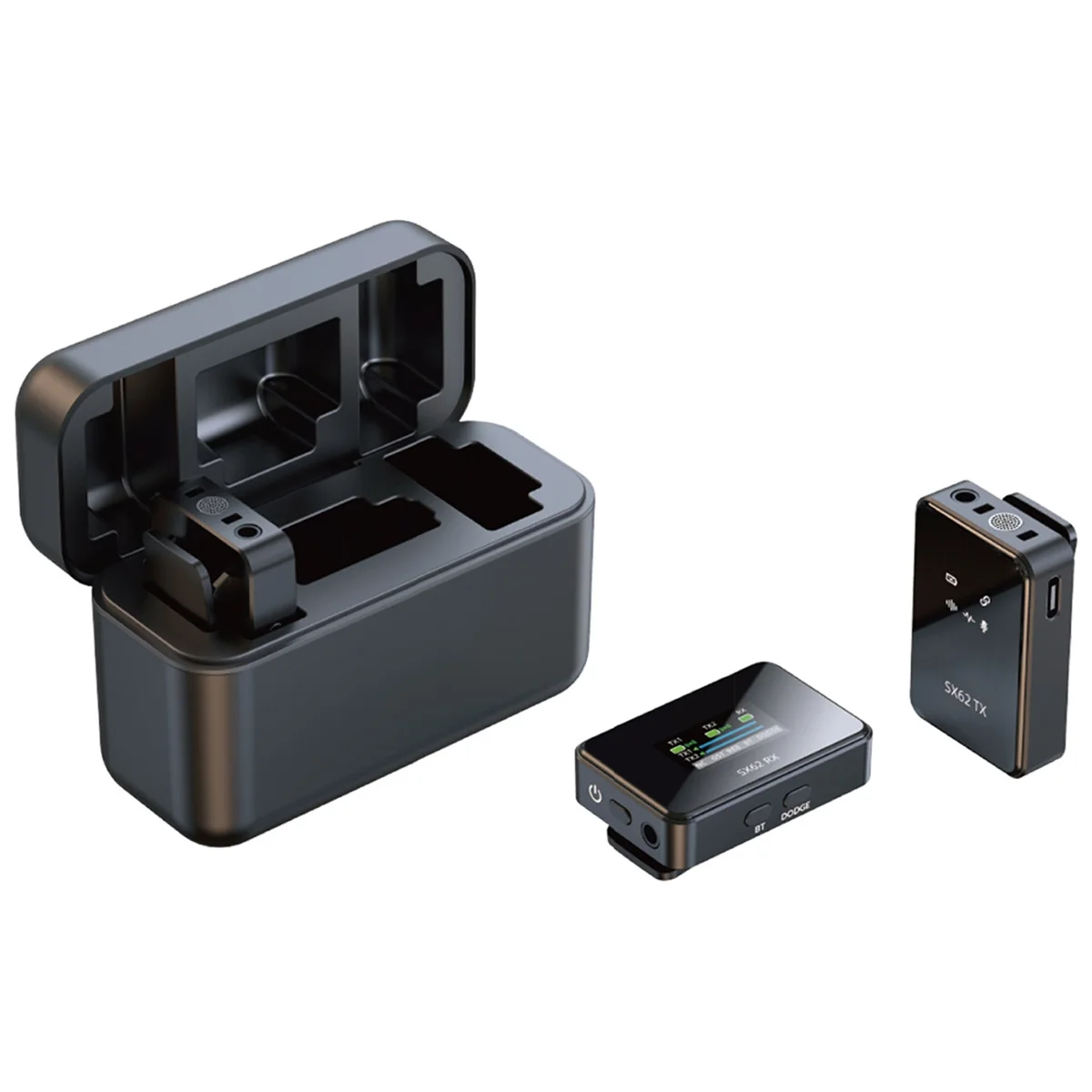 babq-microphone-lavalier-sans-fil-sx62-transmission-stable-qualite-sonore-haute-definition-portable-pour-la-diffusion-en-direct-en-exterieur