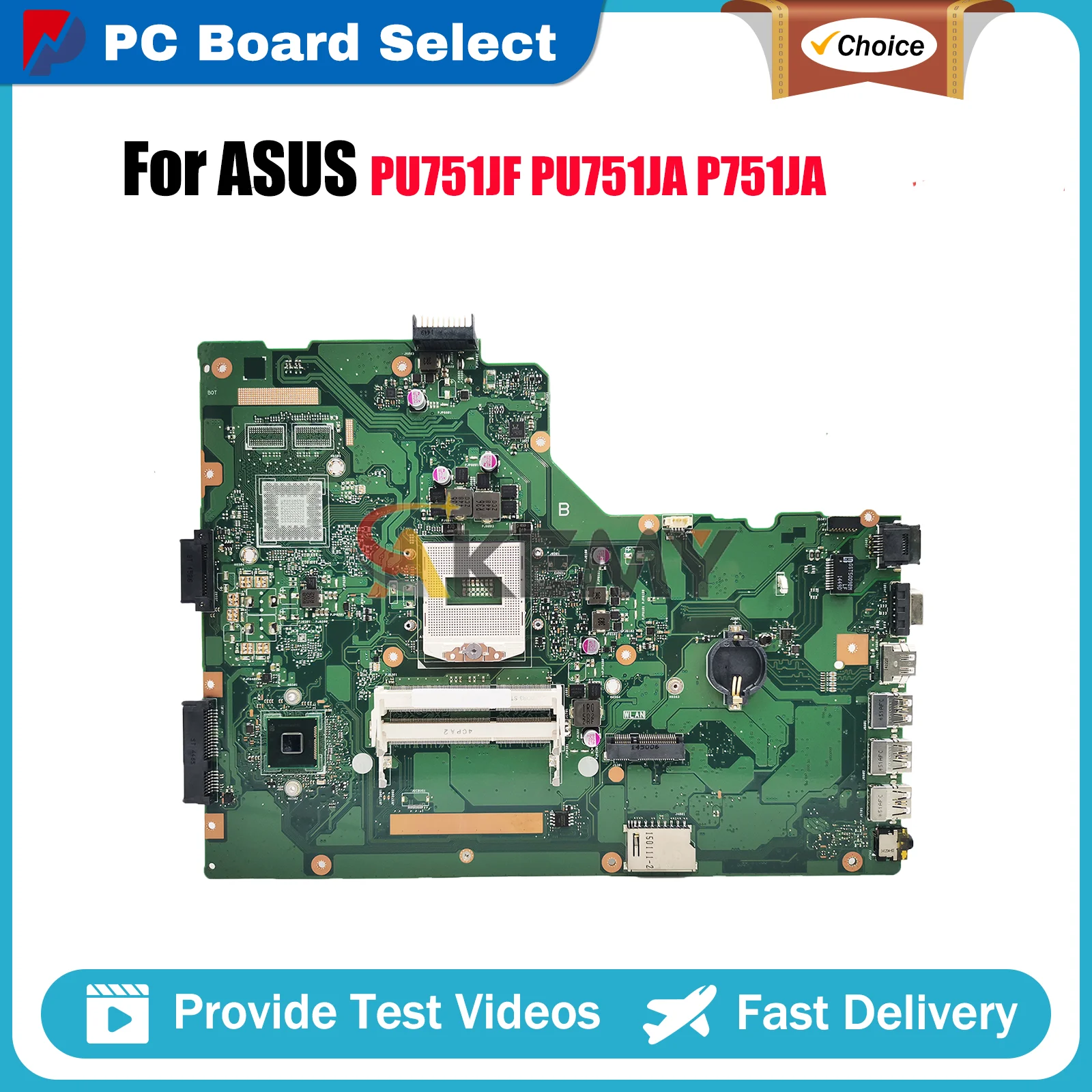 

P751JA Материнская плата для ноутбука ASUS PU751JF P751JD PU751JA P751JF P751J P751JA Материнская плата для ноутбука 100% тестирование ОК быстрая доставка stk