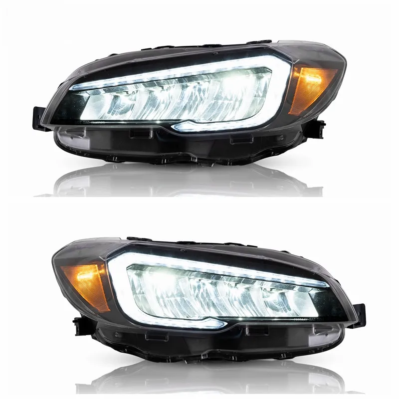 Factory for Auto Car LED Headlight for WRX 2015-UP with Full LED DRL+Turn Signal+Reflective Net Design