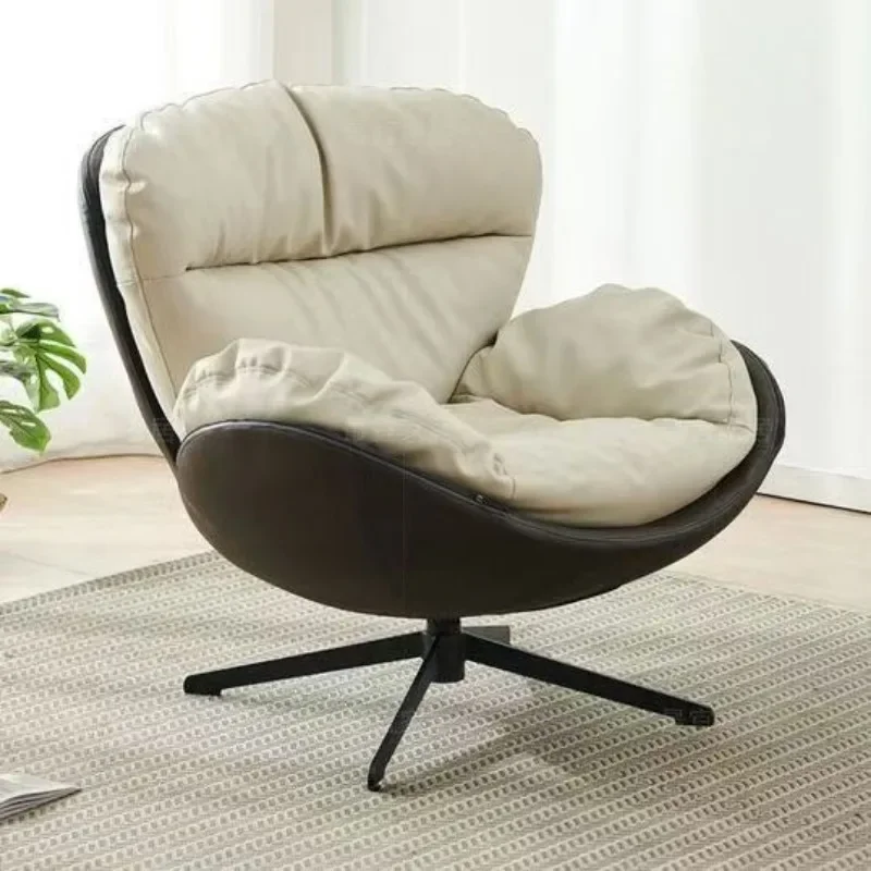 Asian Direct Sales Single Living Room Bedroom Light Luxury Household Lazy Backrest Swan Chair