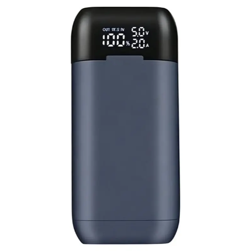 DIY Power Bank Box Battery Case Portable QC3.0 PD 18W Fast Charging Case For 18650 21700 20700 Lithium Batteries