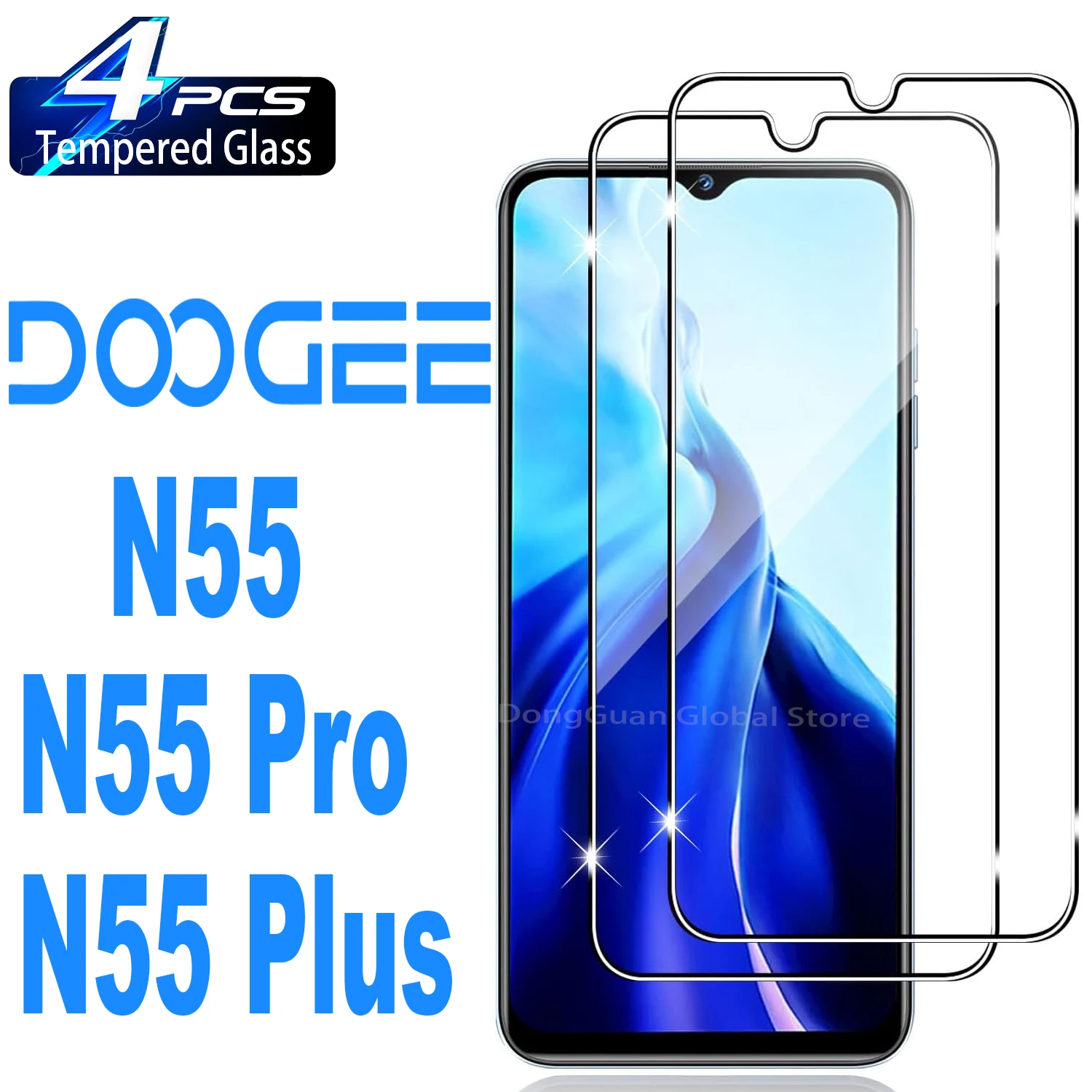 For DOOGEE N55 / N55 Plus / N55 Pro Tempered Glass Screen Protector