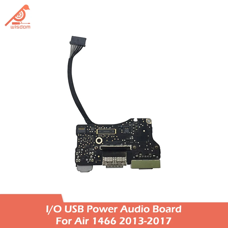 Laptop A1466 I/O USB DC Power Jack Audio Board 820-3455-A dla MacBook Air 13" A1466 2013 2014 2015 2017 z kablem 821-1722-A — zdjęcie produktu 3