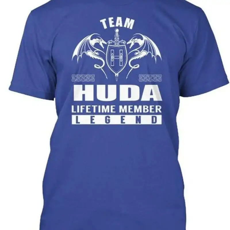 Team Huda Lifetime Member H Legend Size Premium T shirt M 2XL