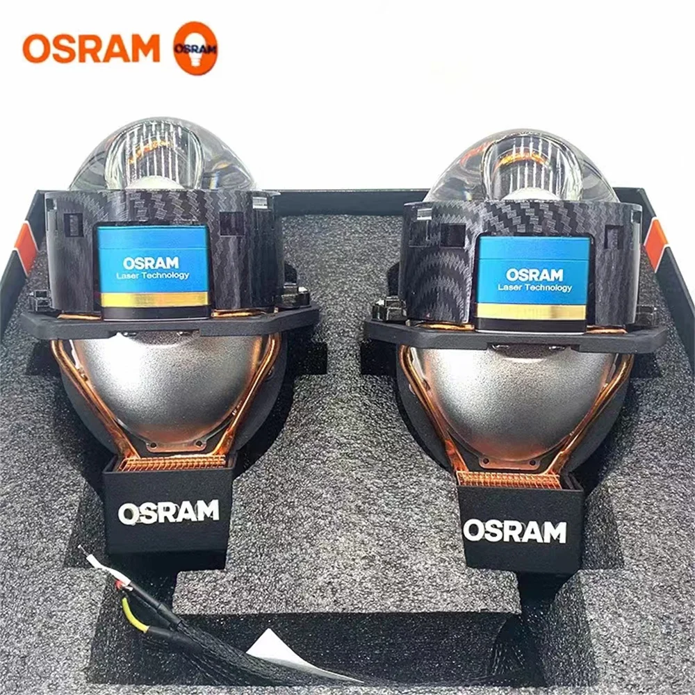 OSRAM Laser Technology Upgrade Super Quality 2 Pcs 66W 6000k 3.0 Inch LED Bi Projector Lens 2 Method Installation