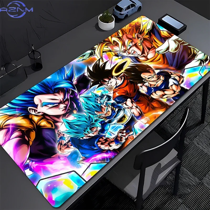 Bright Color Anime Heroes Group Art Mouse Pad, Rubber Non Slip Backing, Smooth Fabric Desk Mat for Gaming and Daily Office Use