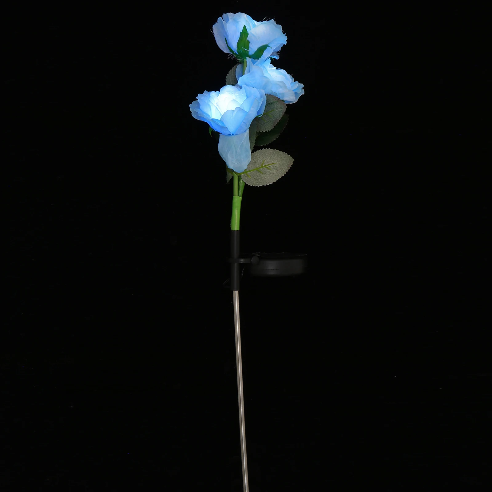 

Outdoor Solar Light LED Rose Decoration Floral Flower Lights Lantern Flowers Blue