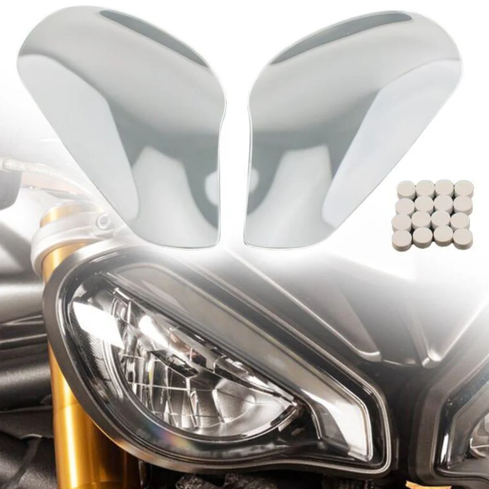

For Triumph Street Triple 765R 765RS 765 R 2020-2022 Headlight Guard Shield Screen Lens Cover Front Light Lamp Protector Shade
